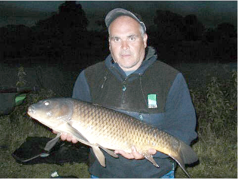 Alan Newton with 13lb 12oz carp, total weight 30lb 03oz, 3rd at the first evening match at the clay pit Alan Newton with 13lb 12oz carp, total weight 30lb 03oz, 3rd at the first evening match at the clay pit